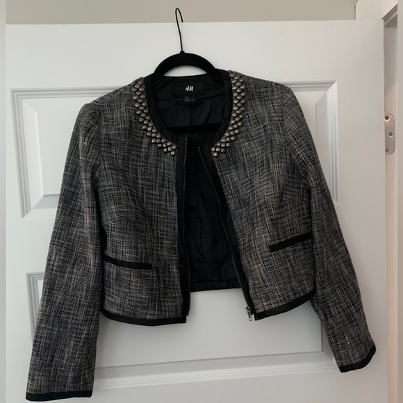 H&M Jackets & Coats Hm Crop Jacket Poshmark
